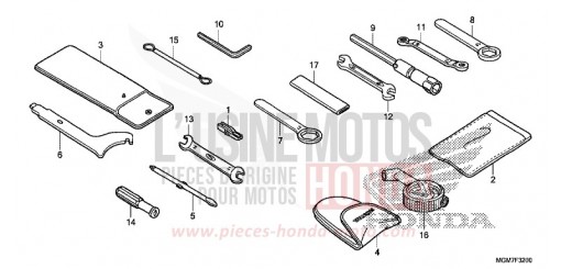 OUTIL CB600FAD de 2013